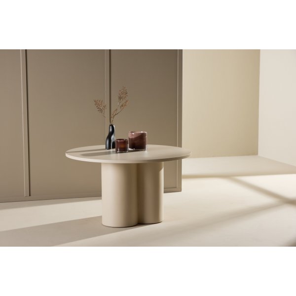 Olivia salongbord Ø80 cm - Beige Olivia salongbord Ø80 cm - Beige