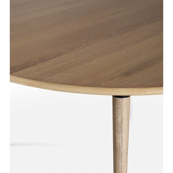 Tore spisebord 180 cm - eikefiner whitewash