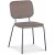Lokrume stol - Brunt stoff / svart