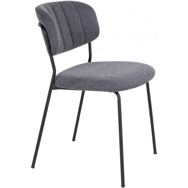 Alicante spisestol - mørkegrå / svart Alicante spisestol - mørkegrå / svart