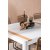 Togo uteservering med 6 Lindos stoler - Beige/Sort/Teak