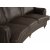 Howard Watford Deluxe 4-seters buet sofa - vintage brunt kunstskinn