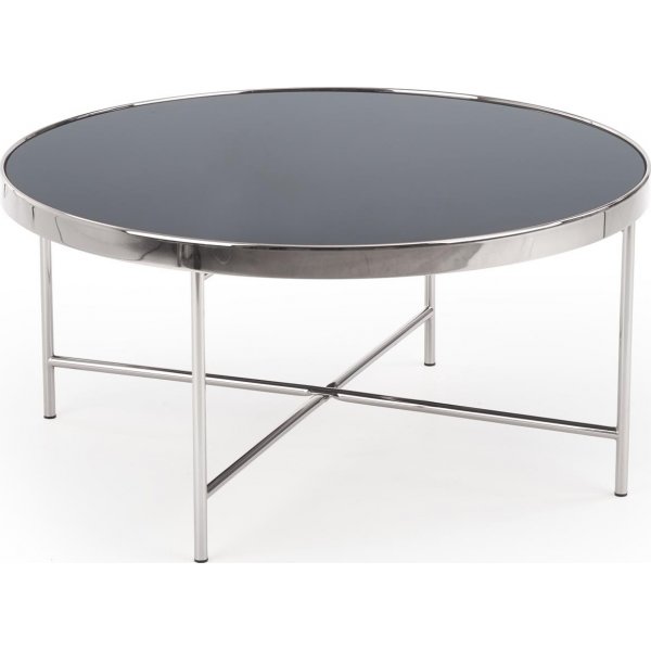 Gunhild salongbord 82 cm - Sort/krom