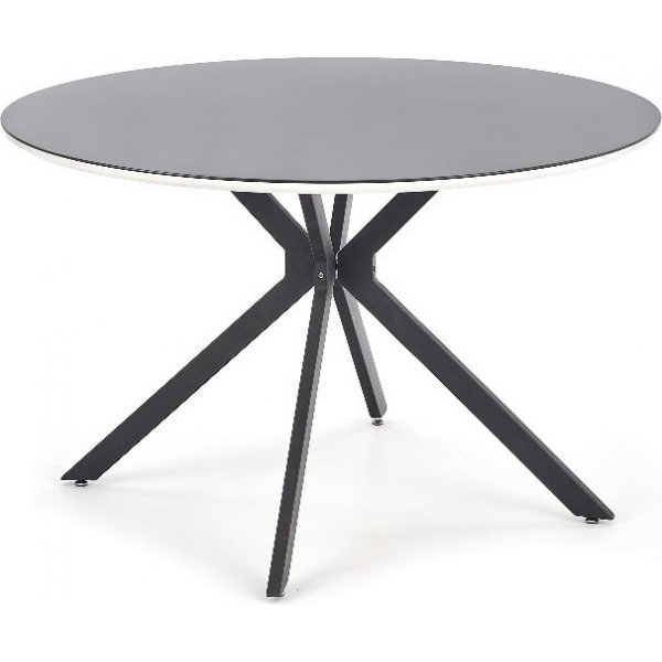 Ripley spisebord (120 cm) - Svart/Hvit