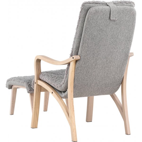 Fårö lenestol - Lys grå/Whitewash Fårö lenestol - Lys grå/Whitewash