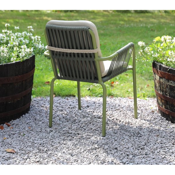 Lincoln Stol - Grønn/Beige + Tekstilpleie for møbler Lincoln Stol - Grønn/Beige + Tekstilpleie for møbler