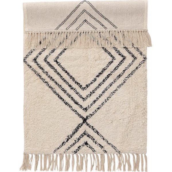 Kj�rlighetsteppe 50 x 80 cm - Sort/hvitt