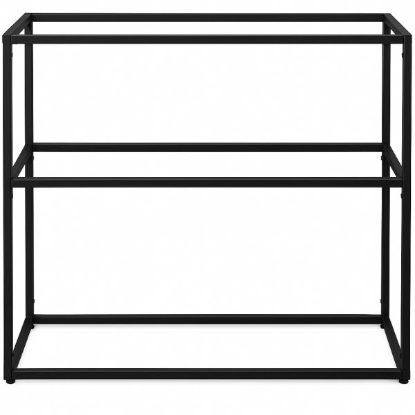 Konsllbord 100x35, Svart stamme
