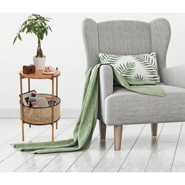 Pergo sidebord med kurv �40 cm - Eik