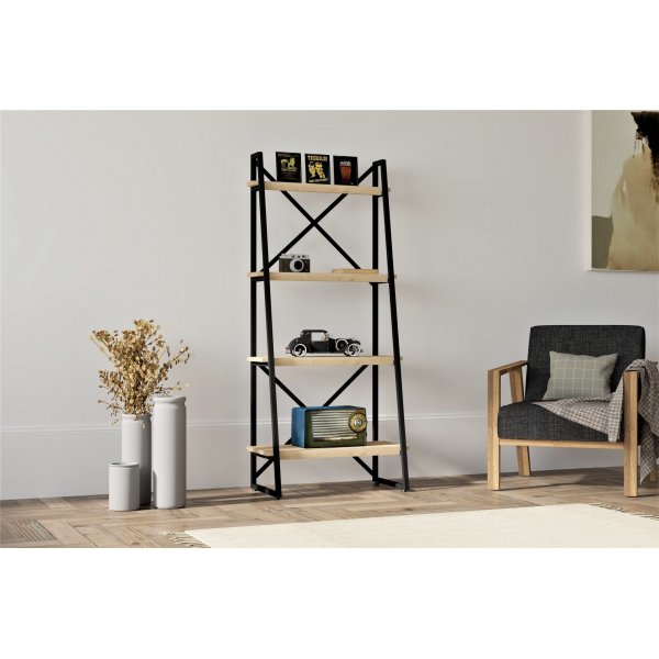 Alaro bokhylle - Safir eik/svart Alaro bokhylle - Safir eik/svart