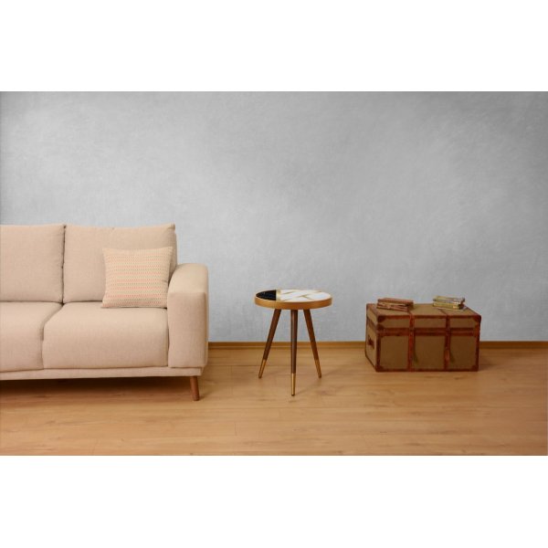 Liny sidebord, sirkel - Flerfarget Liny sidebord, sirkel - Flerfarget