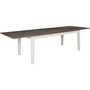 Marstrand spisebord butterfly 200-290 cm - Lysegr / Rykbeiset lakkert eikefinr