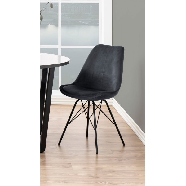 Eris spisestuestol - M�rkegr�