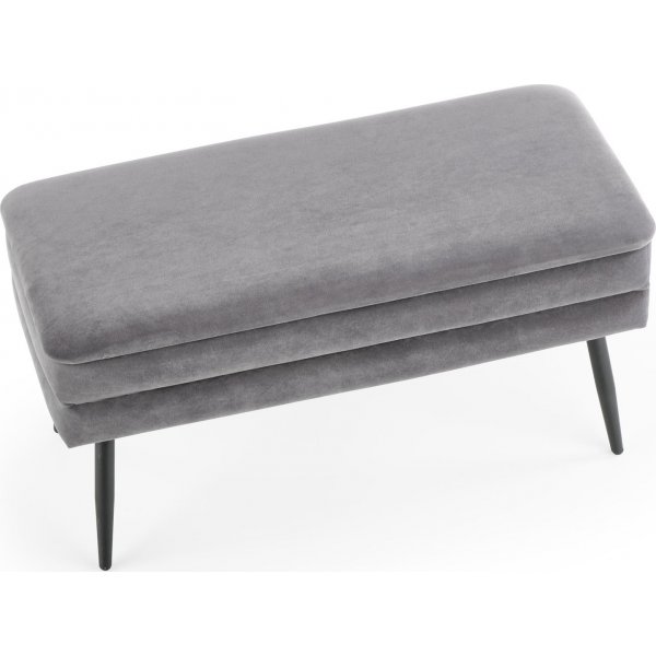 Darnell benk - Grå/svart Darnell benk - Grå/svart