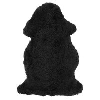 Curly saueskinn - 95x55 cm - Svart Curly saueskinn - 95x55 cm - Svart