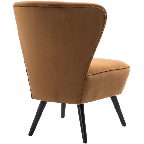 Moby lenestol - Okergul/sort Moby lenestol - Okergul/sort