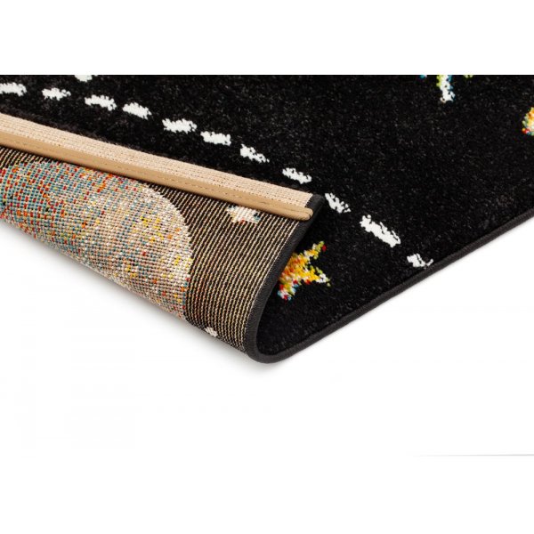 Barneteppe Mitchell Rymd - Svart Barneteppe Mitchell Rymd - Svart