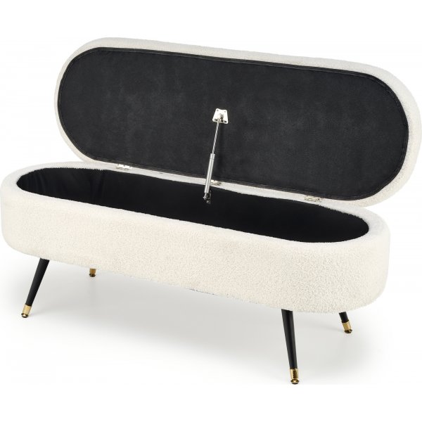 Aveiro benk - Krem/sort Aveiro benk - Krem/sort