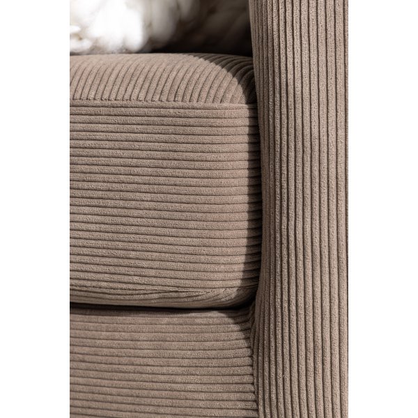 Sky 3-seters sofa - Sort/brun Sky 3-seters sofa - Sort/brun