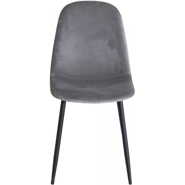 Spisestol Lara - Svart / Lysegr� Fl�yel