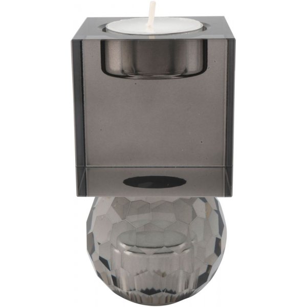 Torcello lysestake - røykglass Torcello lysestake - røykglass