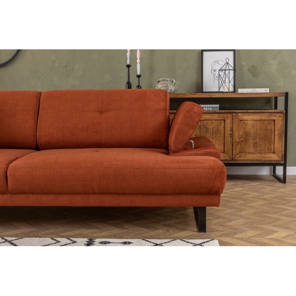 Mustang 3-seters sofa - Oransje Mustang 3-seters sofa - Oransje
