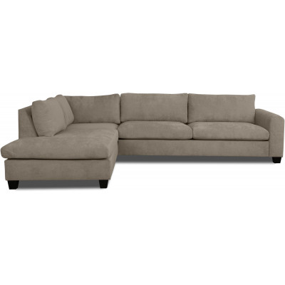Hvit sofa divan venstrevendt - Beige