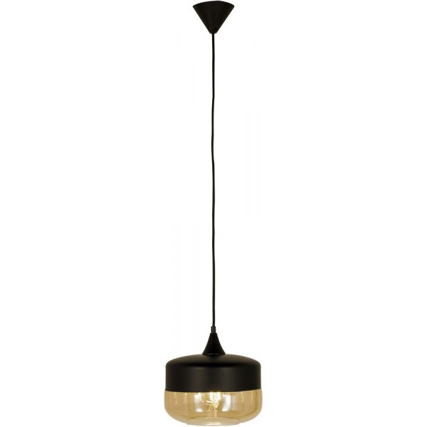 Taklampe Mitte - Svart/amber
