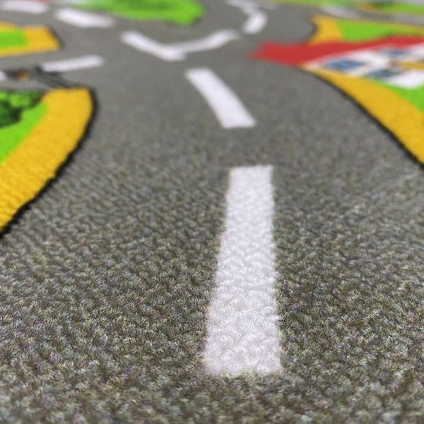 Barnematte Trafikkteppe 2 Tuftet - 133 x 175 cm Barnematte Trafikkteppe 2 Tuftet - 133 x 175 cm