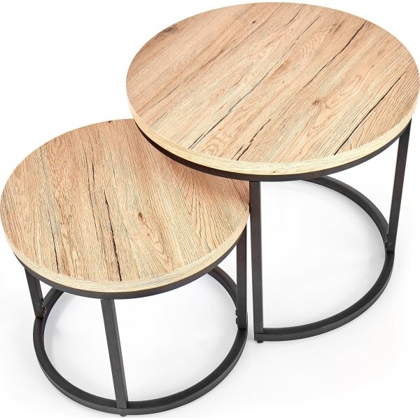 Tore satsbord - Eik/sort Tore satsbord - Eik/sort