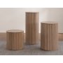 Sylinder pedestal - Whitewash