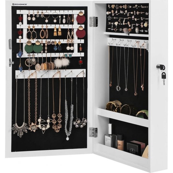 Onyx smykkeskap - Hvit Onyx smykkeskap - Hvit