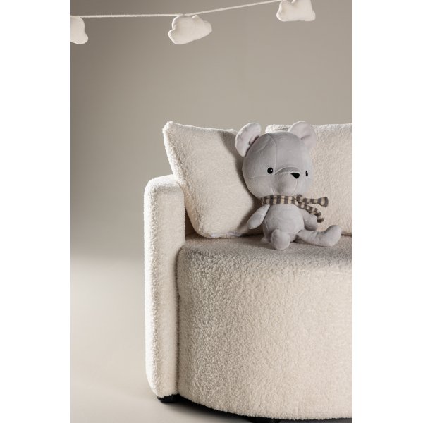 Kelso 2-seters barnesofa - Hvit teddy Kelso 2-seters barnesofa - Hvit teddy
