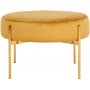 Amadora sittepuff - Gul/messing