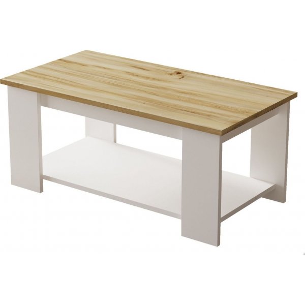 Luvio salongbord 15 - Eik/hvit