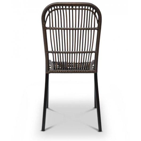 Vilani stol - Brun kunstrotting