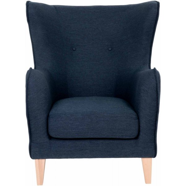 Campo lenestol - Mørk blå/bøk Campo lenestol - Mørk blå/bøk
