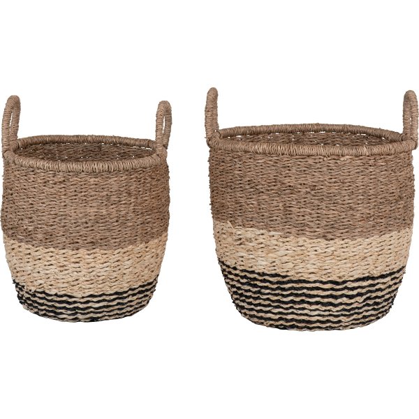 Lima kurvsett, 2 stk Natur/Brun/Sort Lima kurvsett, 2 stk Natur/Brun/Sort