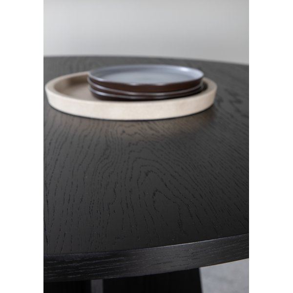 Bootcut spisebord 110 cm - Sort