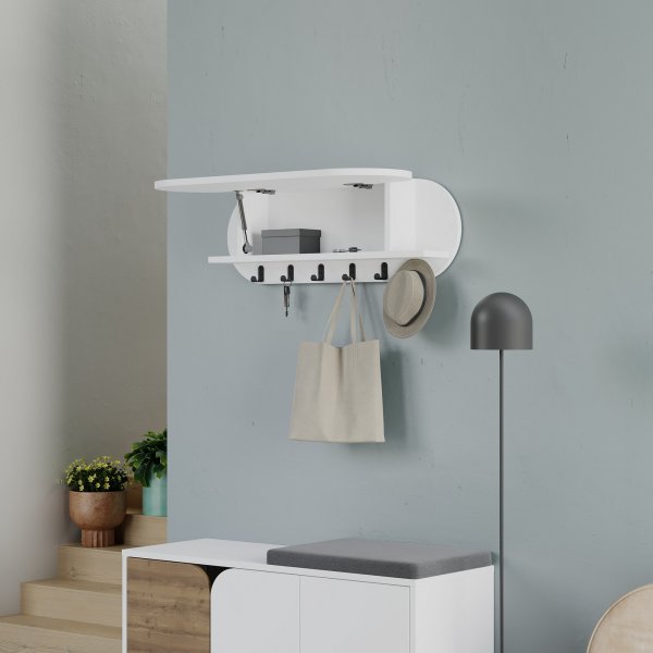 Krom kleshenger - Hvit Krom kleshenger - Hvit