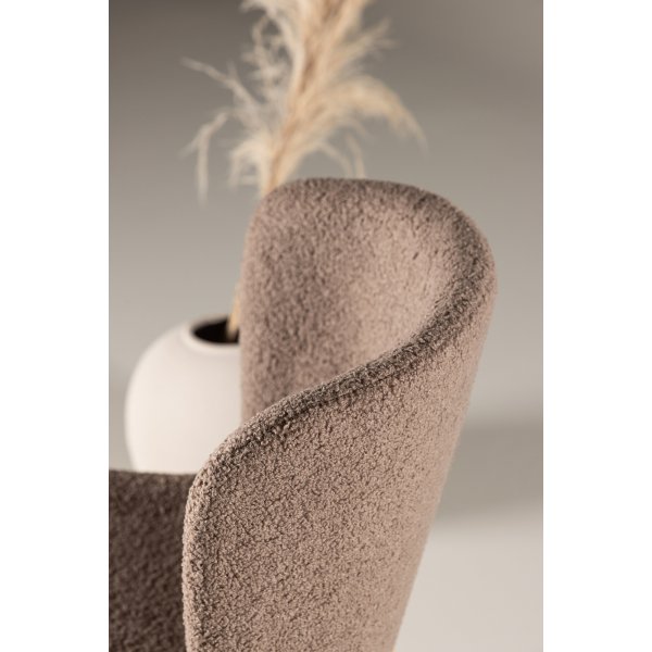 Modesto spisestol - Brun boucle Modesto spisestol - Brun boucle