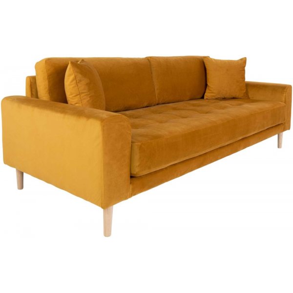 Lido 3-seters sofa - Gul Lido 3-seters sofa - Gul