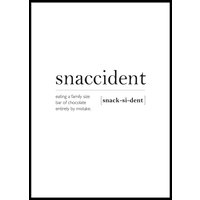SNACCIDENT - Plakat 50x70 cm SNACCIDENT - Plakat 50x70 cm
