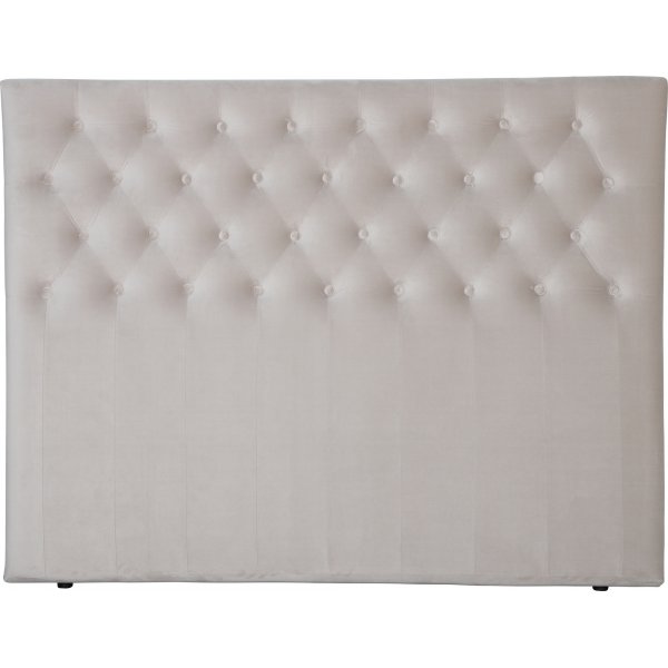 Furudal sengegavl 160 cm - Beige flyel