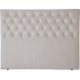 Furudal sengegavl 160 cm - Beige flyel