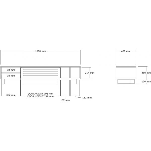 Safir TV-stativ - Freesia marmor Safir TV-stativ - Freesia marmor