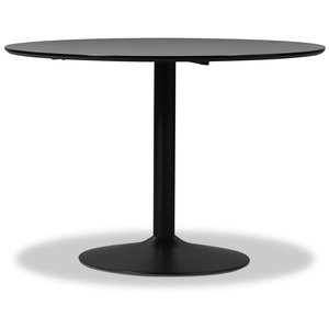 Seat spisebord hytrykkslaminat - Svart - 110 cm