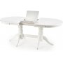 Leonardo uttrekkbart hvitt spisebord 90x150-190 cm