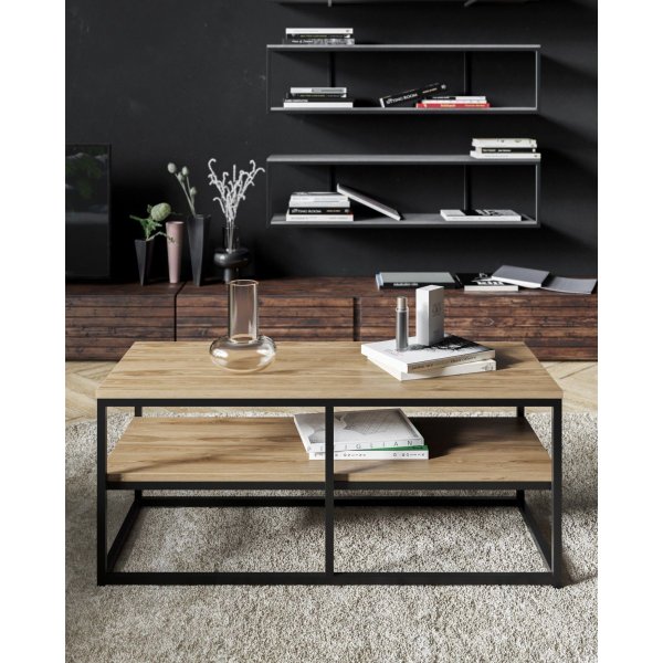 Fortuna salongbord - Valn�tt/svart