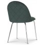 Plaza velvet stol - Grnn / Krom